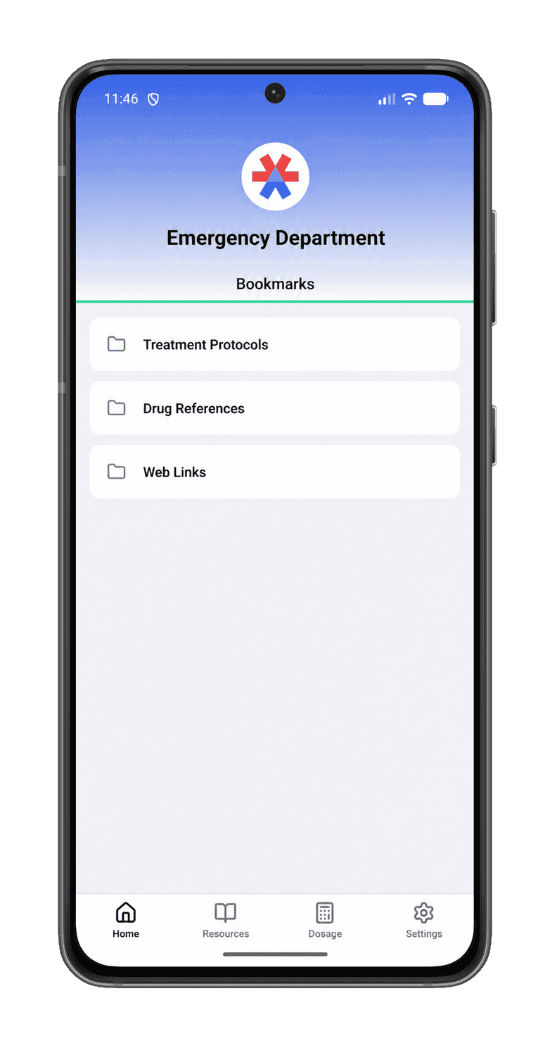 ResponderOne mobile app, light theme